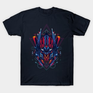 Robot Optimusprime sacerd geometry T-Shirt